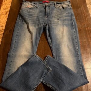 Guess Light Blue Washed Skinny Jeans 38x32
